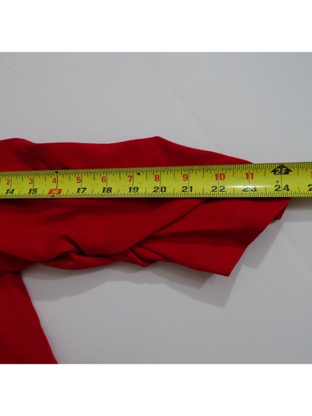 Dear Scarlett Women Red Open Front Blazer Jacket Size 3X Pockets 3/4 Sleeve - Picture 10 of 11